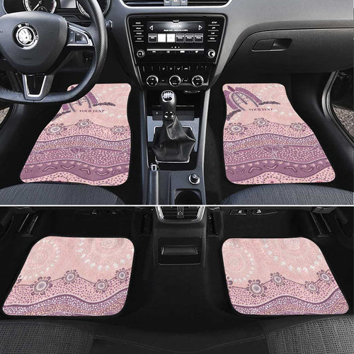 Personalised Australia NAIDOC Week Dhari Aboriginal Art Car Mats