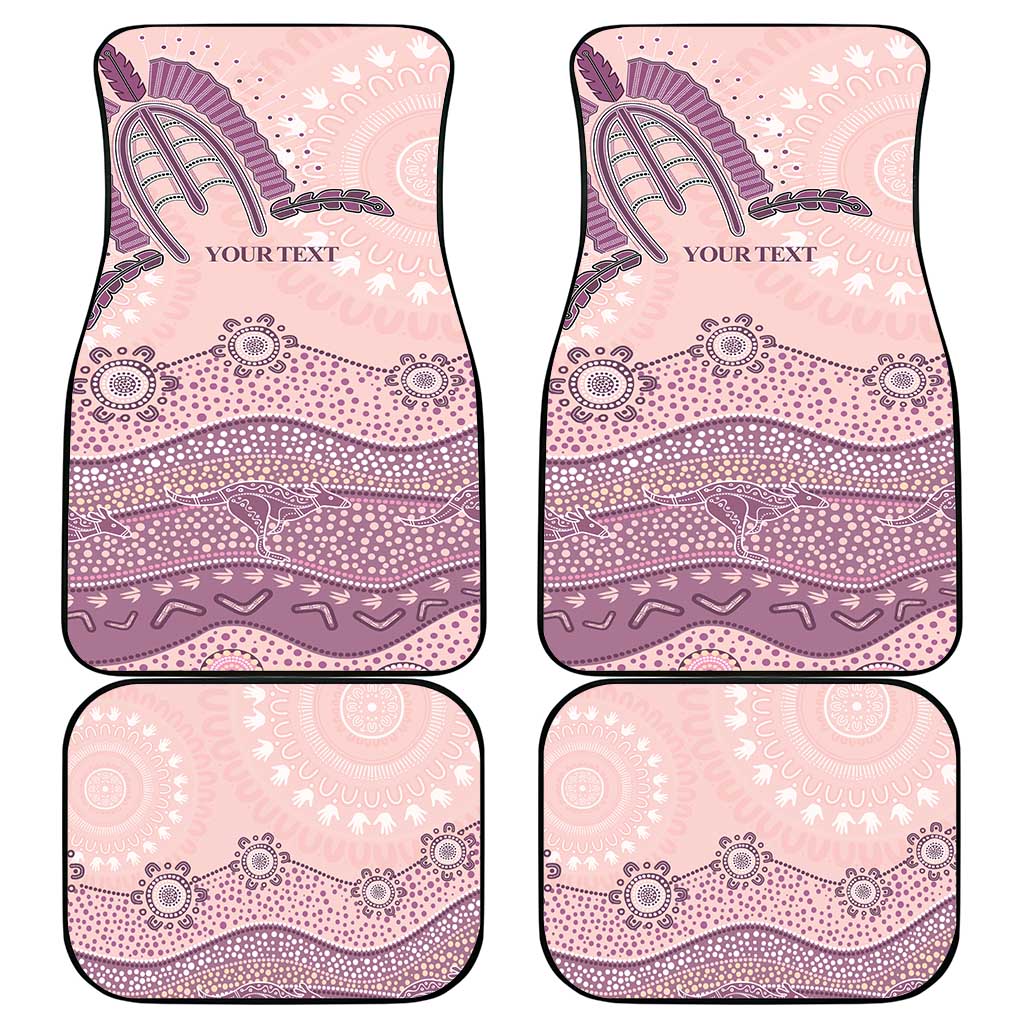 Personalised Australia NAIDOC Week Dhari Aboriginal Art Car Mats