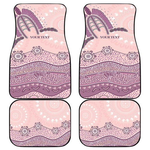 Personalised Australia NAIDOC Week Dhari Aboriginal Art Car Mats