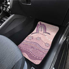 Personalised Australia NAIDOC Week Dhari Aboriginal Art Car Mats