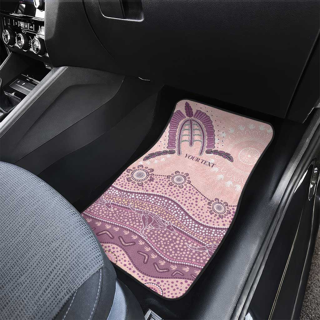 Personalised Australia NAIDOC Week Dhari Aboriginal Art Car Mats