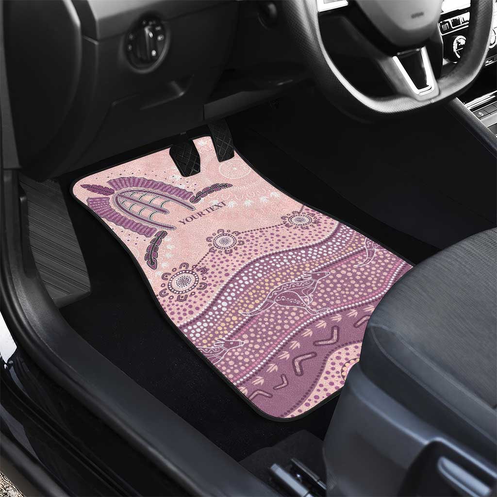 Personalised Australia NAIDOC Week Dhari Aboriginal Art Car Mats