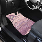Personalised Australia NAIDOC Week Dhari Aboriginal Art Car Mats