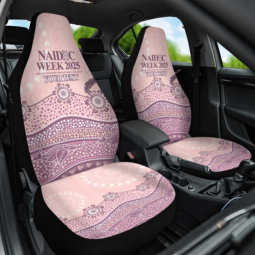 Personalised Australia NAIDOC Week Dhari Aboriginal Art Car Seat Cover