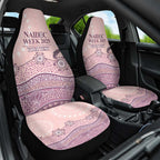 Personalised Australia NAIDOC Week Dhari Aboriginal Art Car Seat Cover
