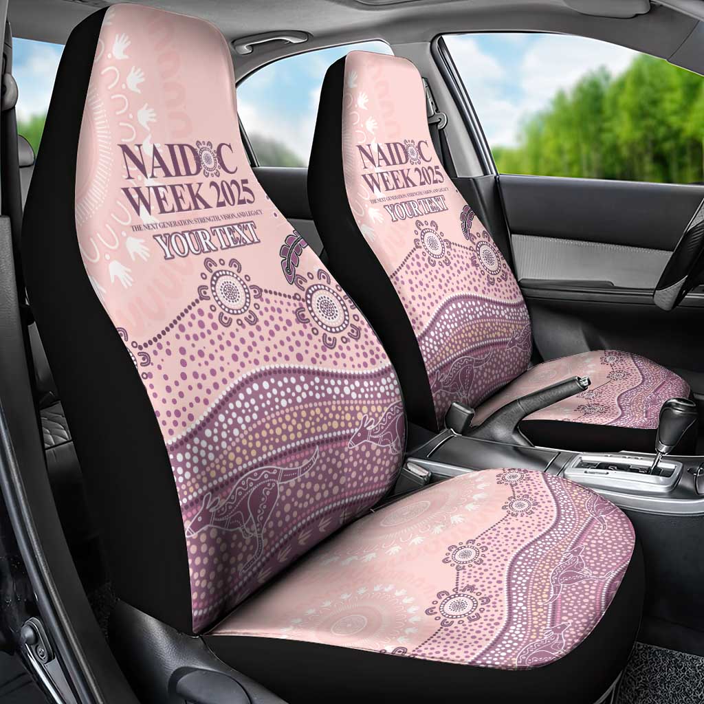 Personalised Australia NAIDOC Week Dhari Aboriginal Art Car Seat Cover