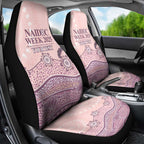 Personalised Australia NAIDOC Week Dhari Aboriginal Art Car Seat Cover
