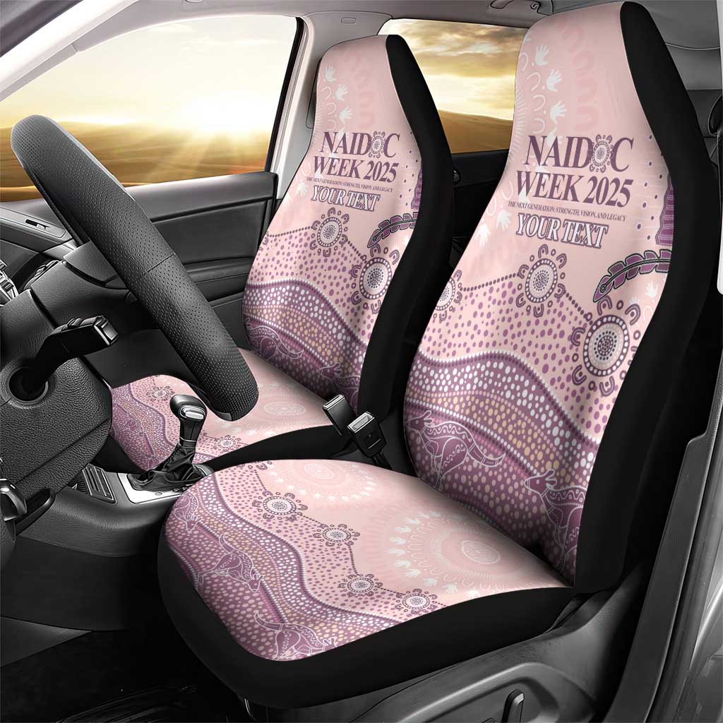 Personalised Australia NAIDOC Week Dhari Aboriginal Art Car Seat Cover