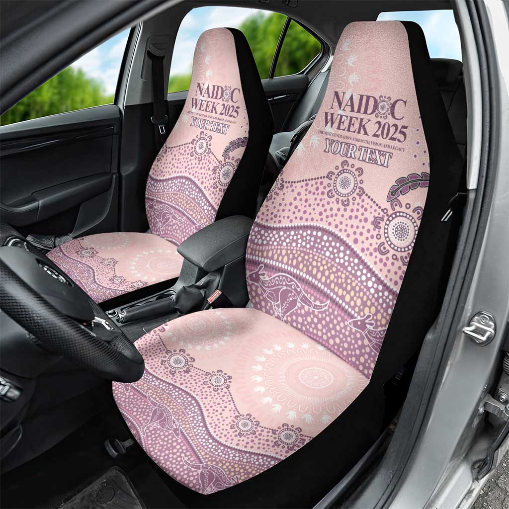 Personalised Australia NAIDOC Week Dhari Aboriginal Art Car Seat Cover