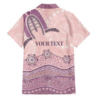 Personalised Australia NAIDOC Week Dhari Aboriginal Art Family Matching Long Sleeve Bodycon Dress and Hawaiian Shirt
