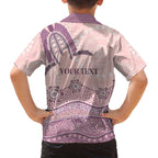 Personalised Australia NAIDOC Week Dhari Aboriginal Art Family Matching Off The Shoulder Long Sleeve Dress and Hawaiian Shirt