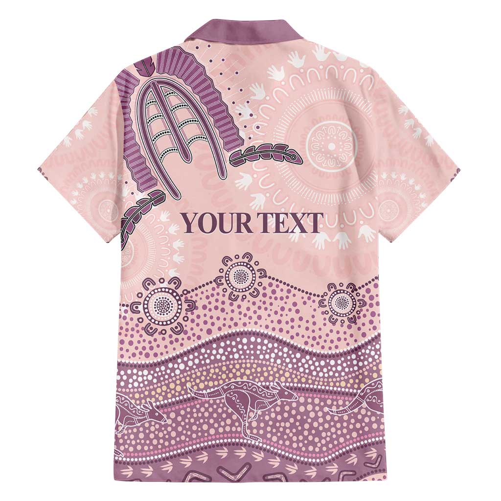 Personalised Australia NAIDOC Week Dhari Aboriginal Art Family Matching Summer Maxi Dress and Hawaiian Shirt
