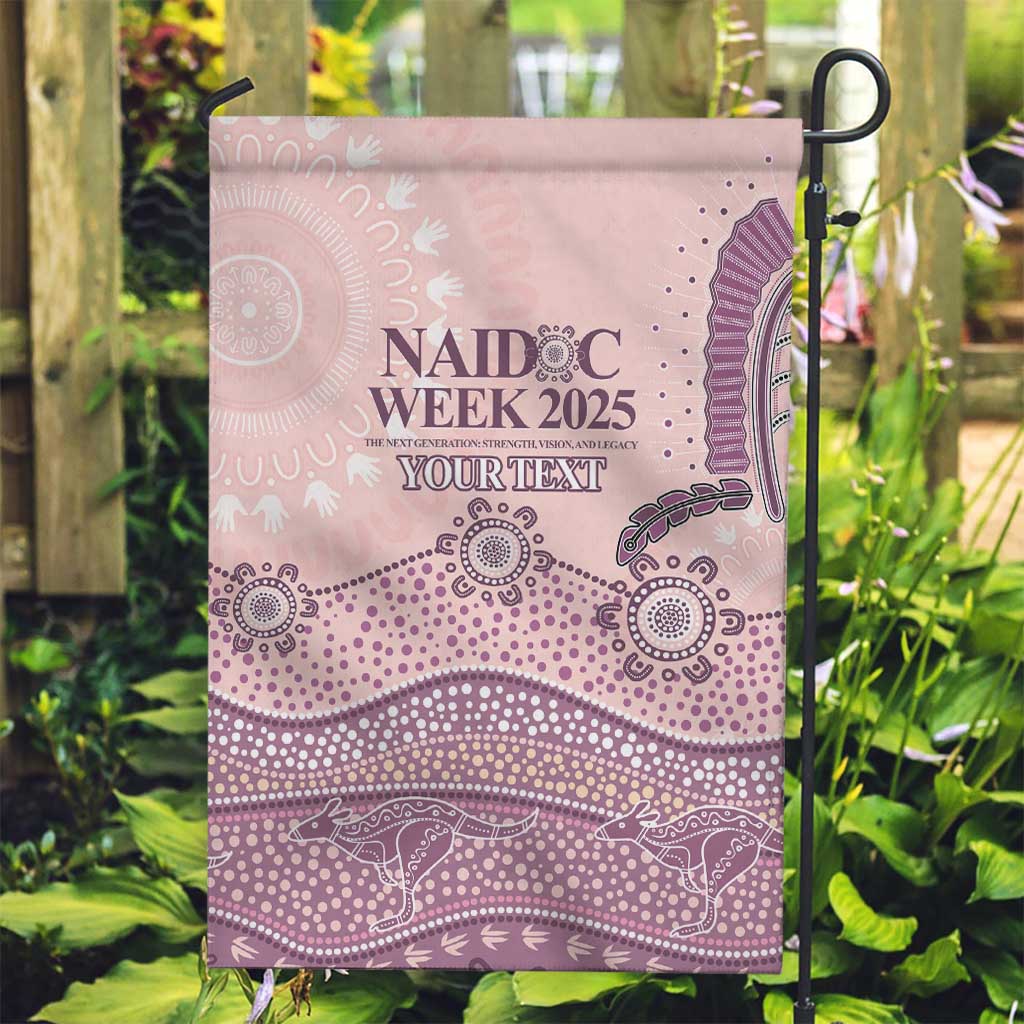 Personalised Australia NAIDOC Week Dhari Aboriginal Art Garden Flag