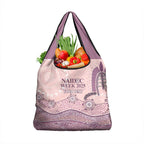 Personalised Australia NAIDOC Week Dhari Aboriginal Art Grocery Bag