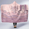 Personalised Australia NAIDOC Week Dhari Aboriginal Art Hooded Blanket