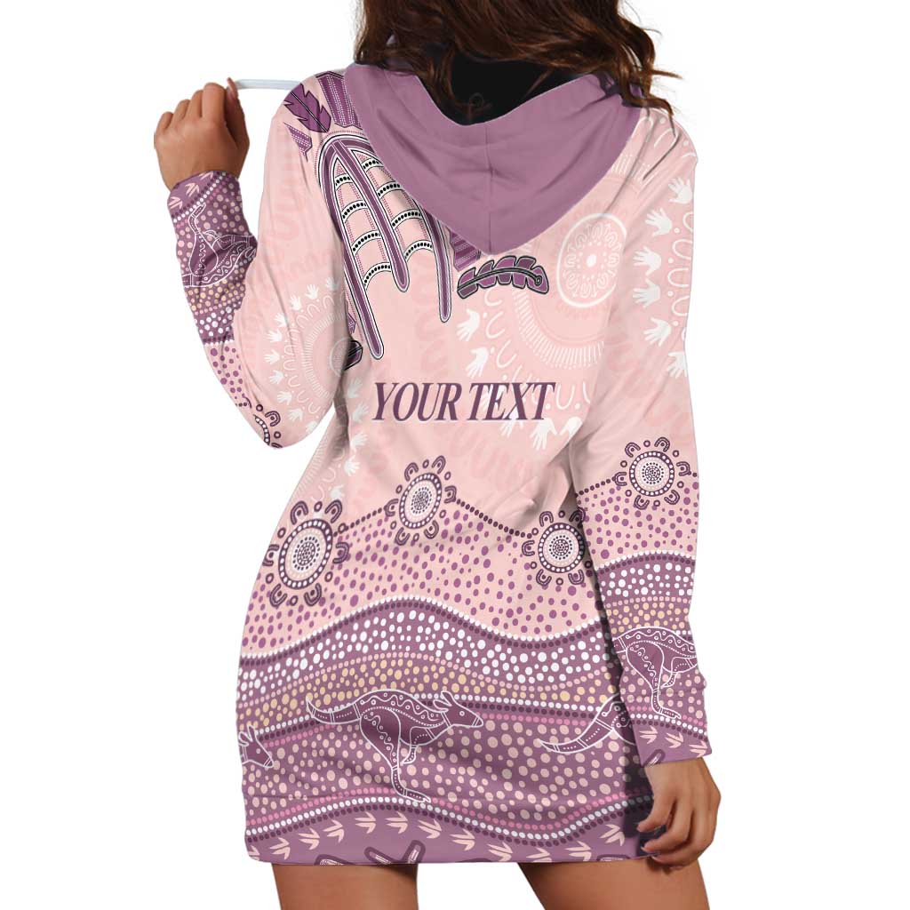 Personalised Australia NAIDOC Week Dhari Aboriginal Art Hoodie Dress