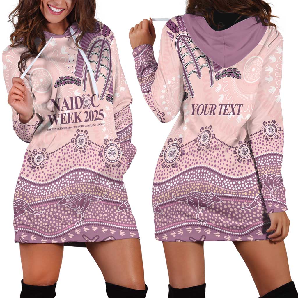 Personalised Australia NAIDOC Week Dhari Aboriginal Art Hoodie Dress