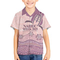 Personalised Australia NAIDOC Week Dhari Aboriginal Art Kid Hawaiian Shirt