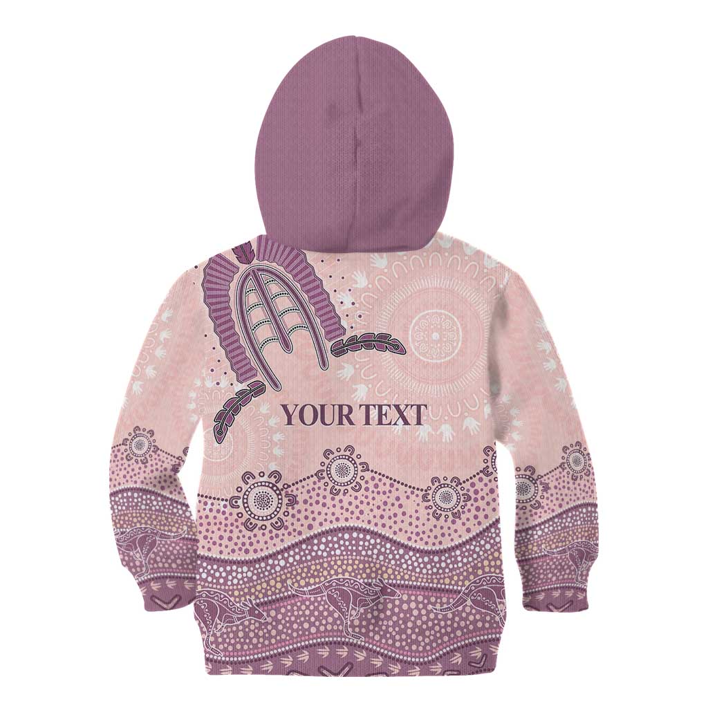 Personalised Australia NAIDOC Week Dhari Aboriginal Art Kid Hoodie