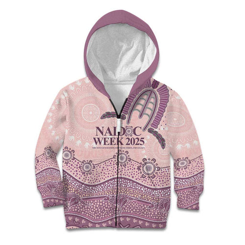 Personalised Australia NAIDOC Week Dhari Aboriginal Art Kid Hoodie
