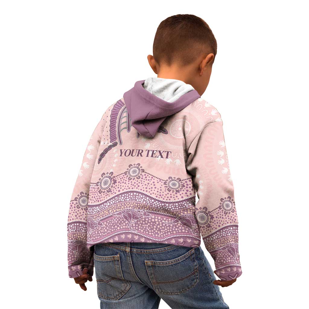Personalised Australia NAIDOC Week Dhari Aboriginal Art Kid Hoodie