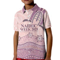 Personalised Australia NAIDOC Week Dhari Aboriginal Art Kid Polo Shirt