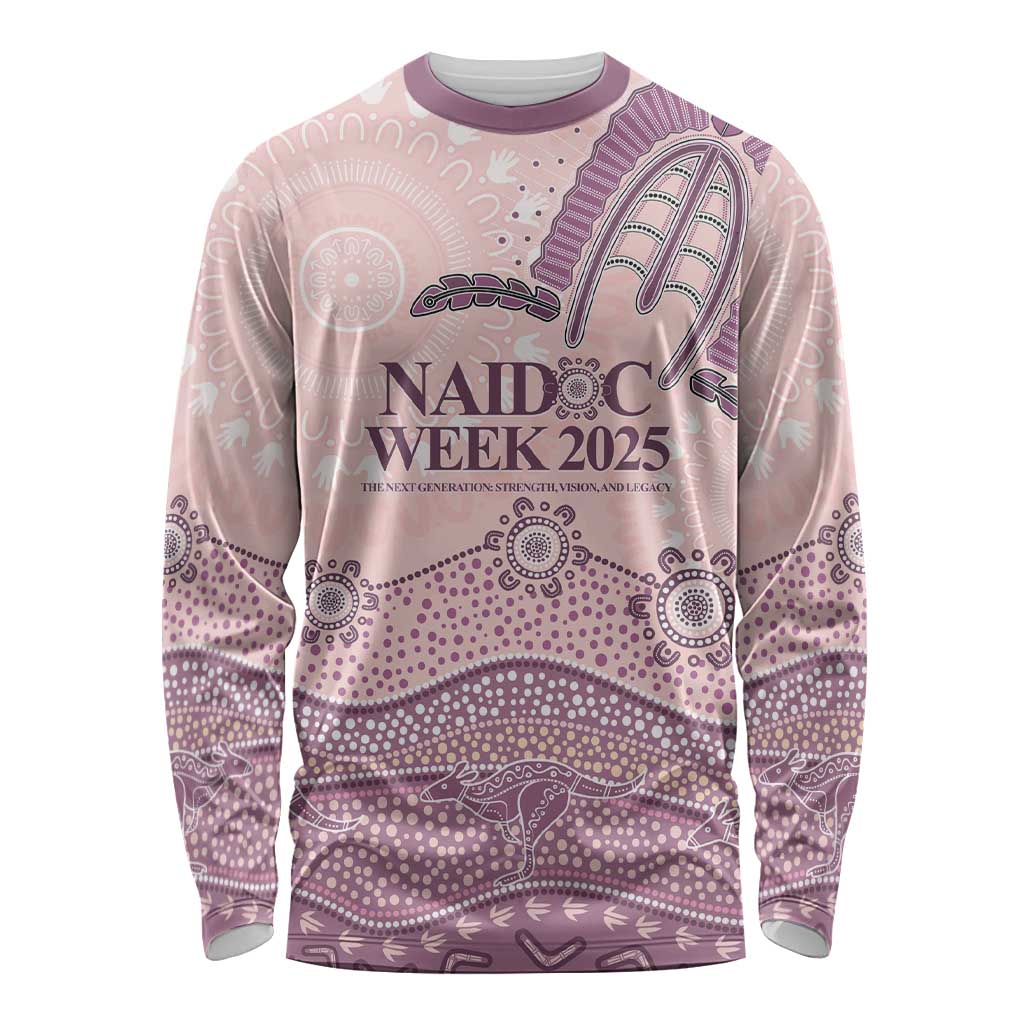 Personalised Australia NAIDOC Week Dhari Aboriginal Art Long Sleeve Shirt
