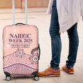 Personalised Australia NAIDOC Week Dhari Aboriginal Art Luggage Cover
