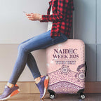 Personalised Australia NAIDOC Week Dhari Aboriginal Art Luggage Cover