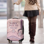 Personalised Australia NAIDOC Week Dhari Aboriginal Art Luggage Cover