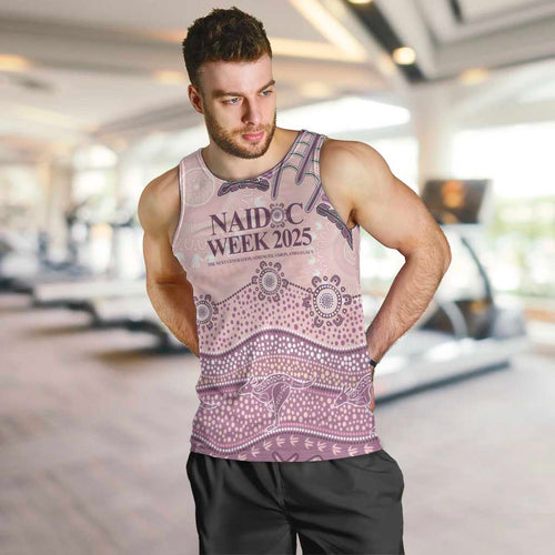 Personalised Australia NAIDOC Week Dhari Aboriginal Art Men Tank Top