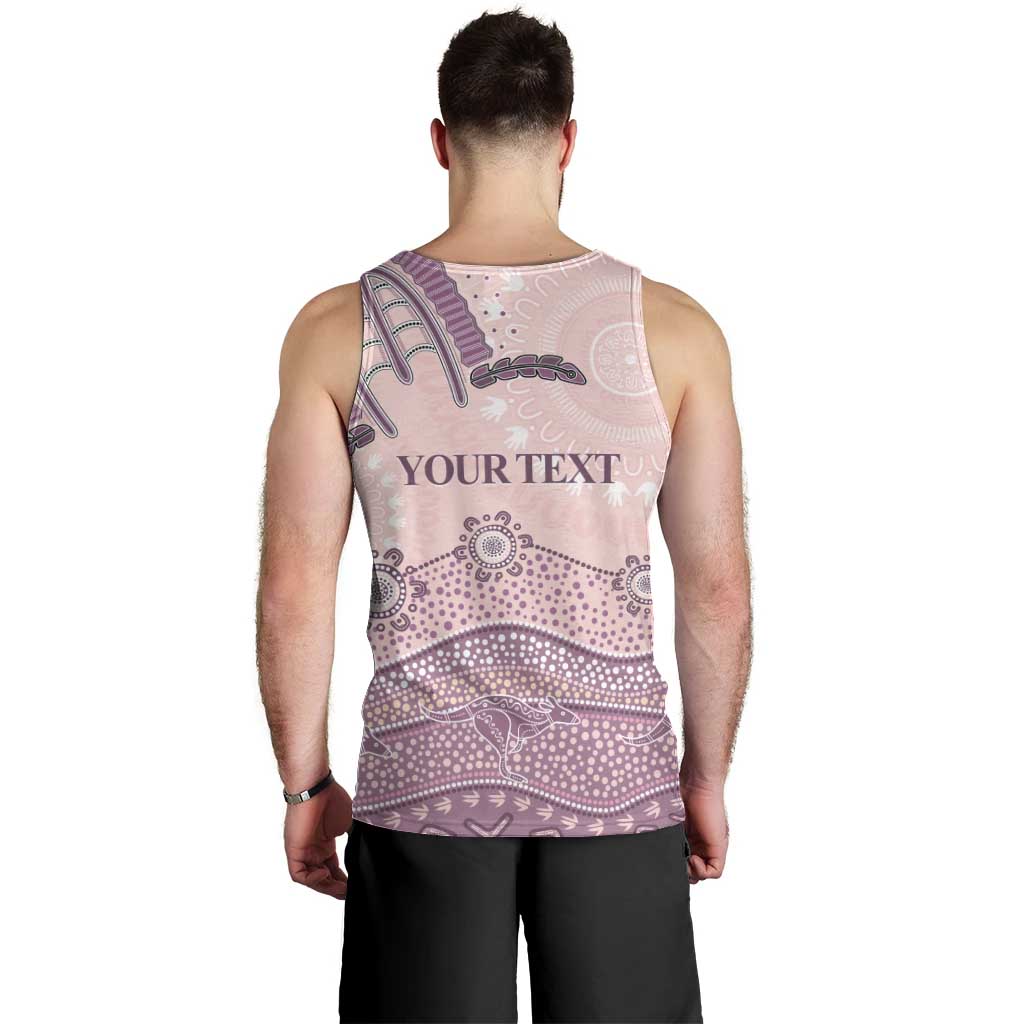 Personalised Australia NAIDOC Week Dhari Aboriginal Art Men Tank Top