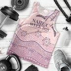 Personalised Australia NAIDOC Week Dhari Aboriginal Art Men Tank Top