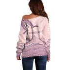 Personalised Australia NAIDOC Week Dhari Aboriginal Art Off Shoulder Sweater