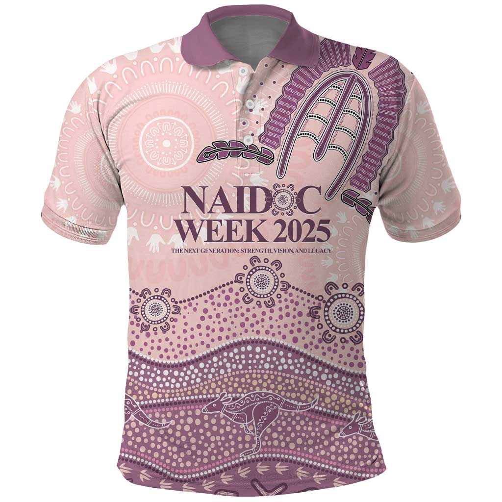 Personalised Australia NAIDOC Week Dhari Aboriginal Art Polo Shirt