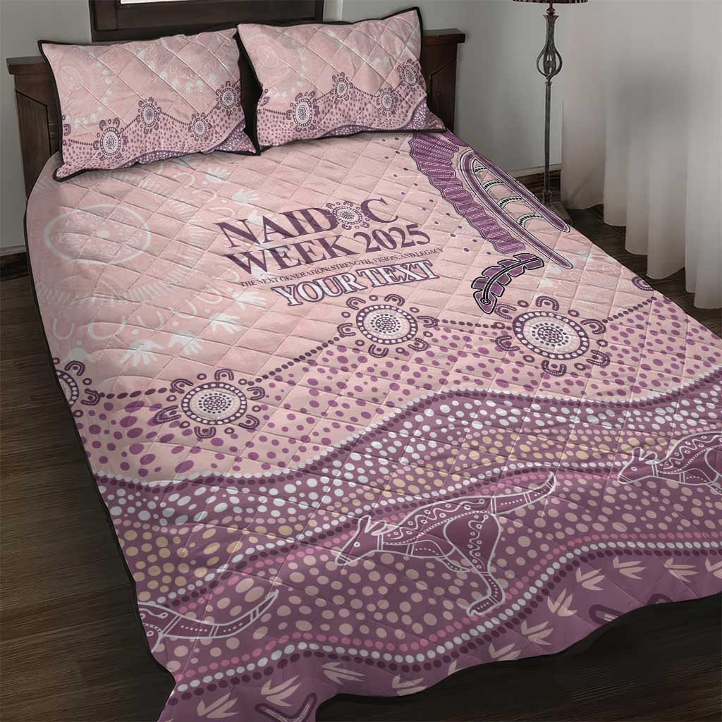 Personalised Australia NAIDOC Week Dhari Aboriginal Art Quilt Bed Set