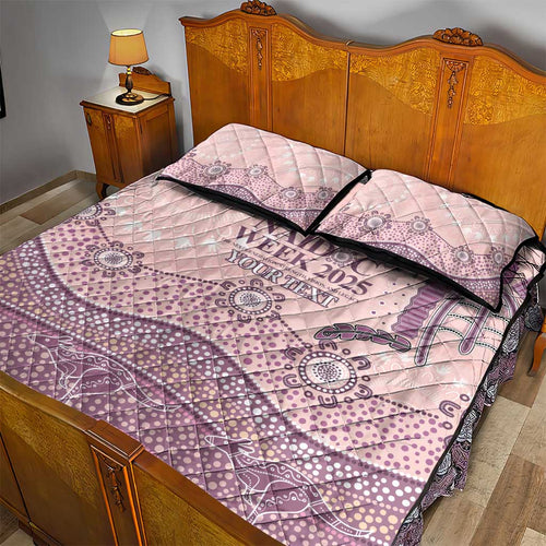 Personalised Australia NAIDOC Week Dhari Aboriginal Art Quilt Bed Set