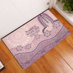 Personalised Australia NAIDOC Week Dhari Aboriginal Art Rubber Doormat