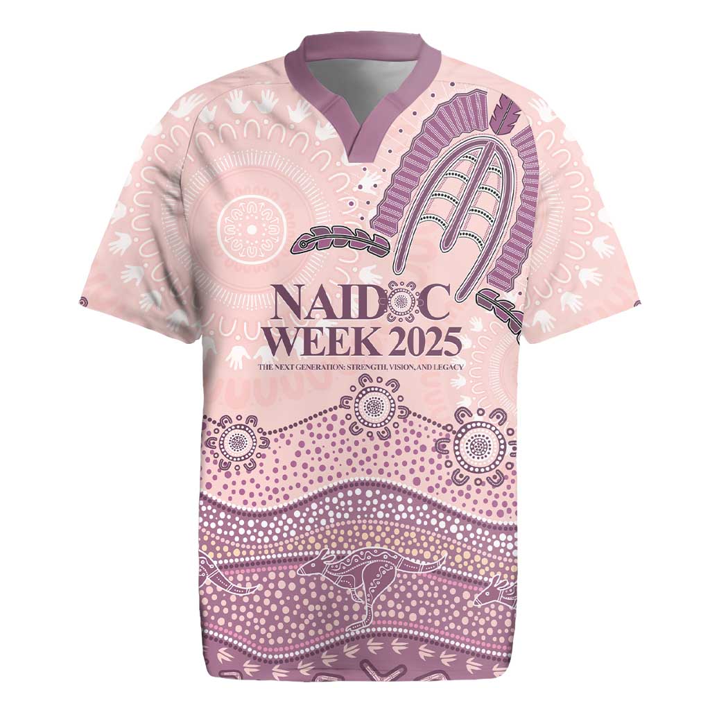 Personalised Australia NAIDOC Week Dhari Aboriginal Art Rugby Jersey