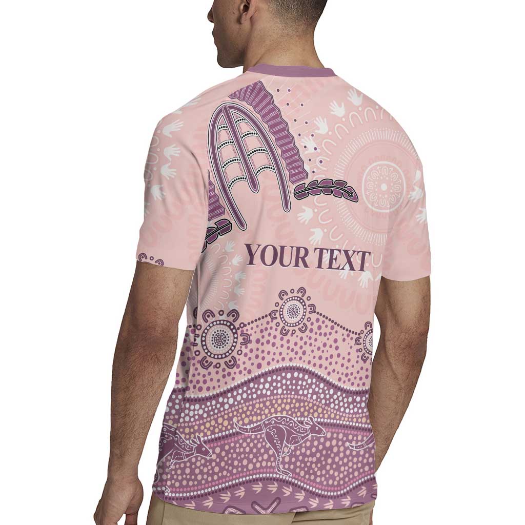 Personalised Australia NAIDOC Week Dhari Aboriginal Art Rugby Jersey