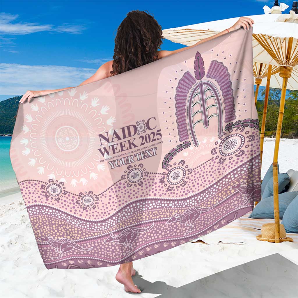 Personalised Australia NAIDOC Week Dhari Aboriginal Art Sarong