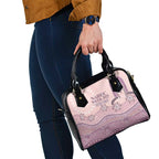 Personalised Australia NAIDOC Week Dhari Aboriginal Art Shoulder Handbag