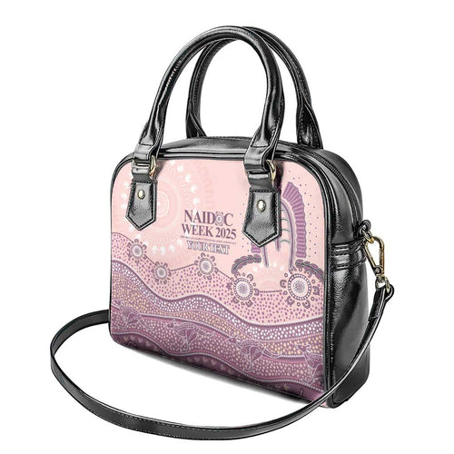 Personalised Australia NAIDOC Week Dhari Aboriginal Art Shoulder Handbag