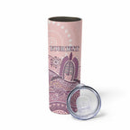 Personalised Australia NAIDOC Week Dhari Aboriginal Art Skinny Tumbler