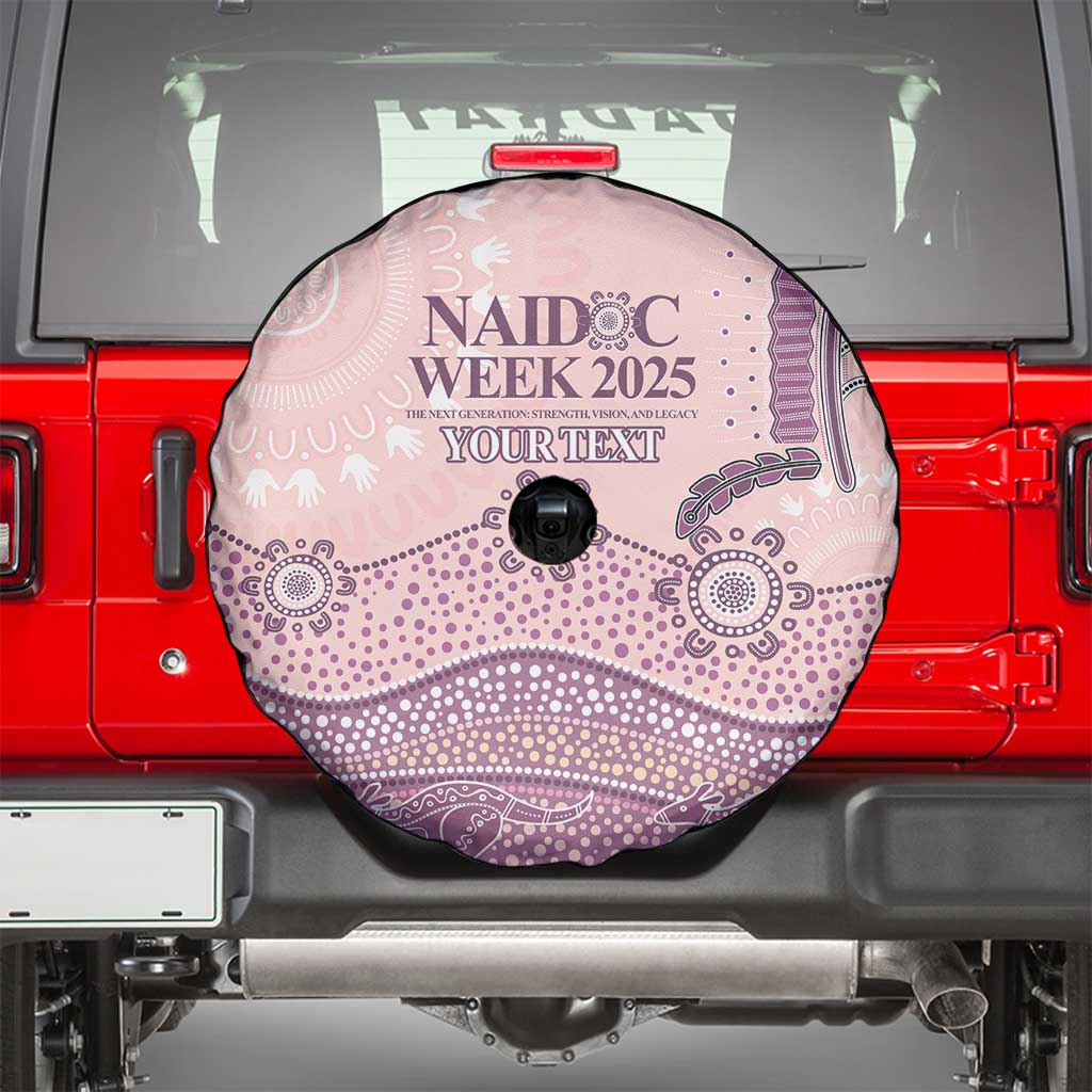 Personalised Australia NAIDOC Week Dhari Aboriginal Art Spare Tire Cover