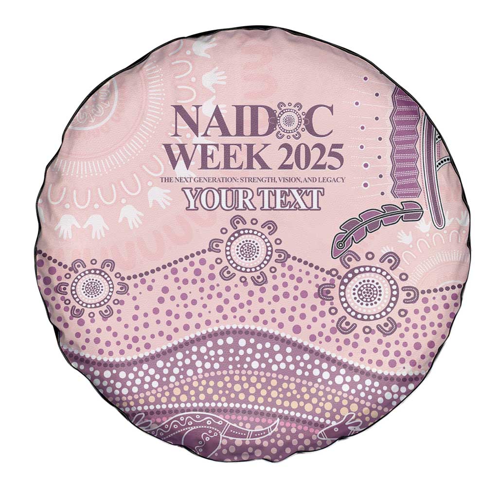 Personalised Australia NAIDOC Week Dhari Aboriginal Art Spare Tire Cover