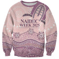 Personalised Australia NAIDOC Week Dhari Aboriginal Art Sweatshirt