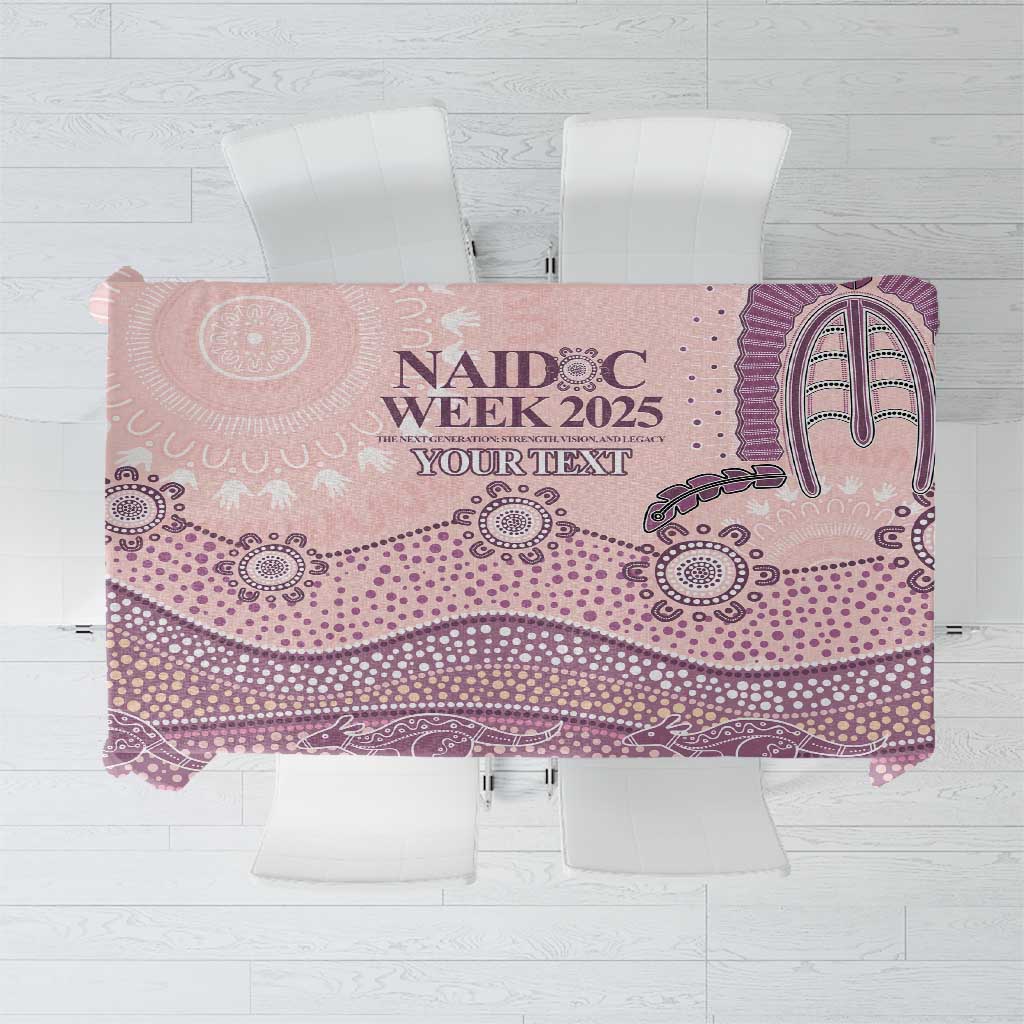 Personalised Australia NAIDOC Week Dhari Aboriginal Art Tablecloth