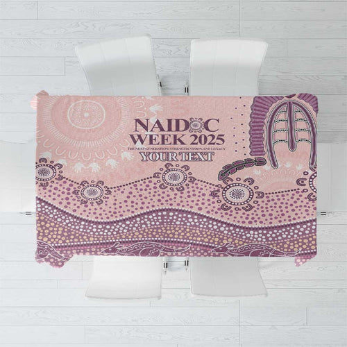 Personalised Australia NAIDOC Week Dhari Aboriginal Art Tablecloth