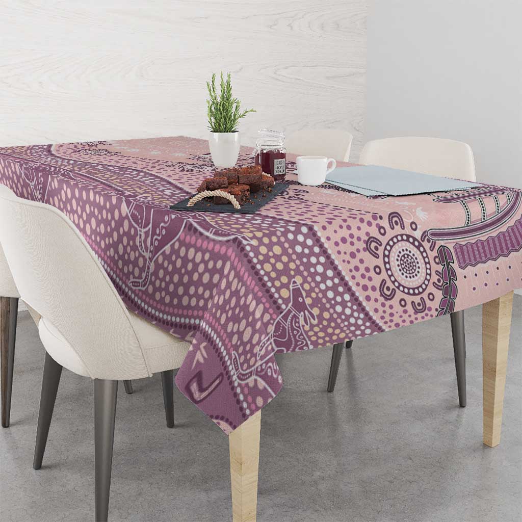 Personalised Australia NAIDOC Week Dhari Aboriginal Art Tablecloth